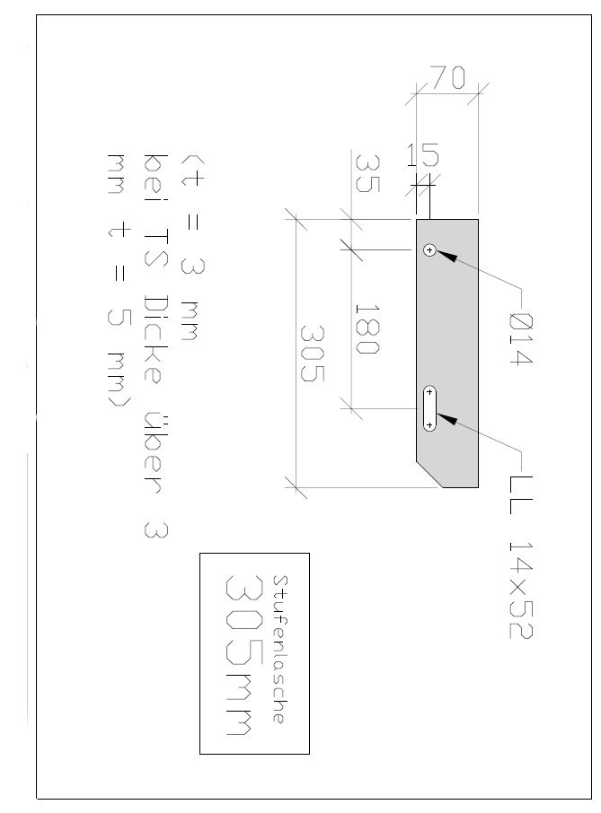 Gitterroststufen, Tiefe 270mm, MW30/10, versch. Größen, feuerverzinkt