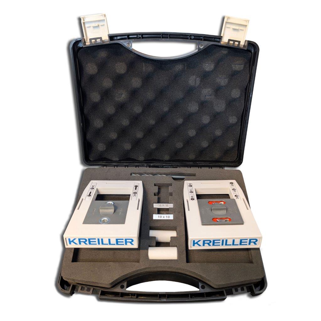 Kreiller Bohrschablonenset by Qolibri  für Rosettengarnituren Bohrschablone