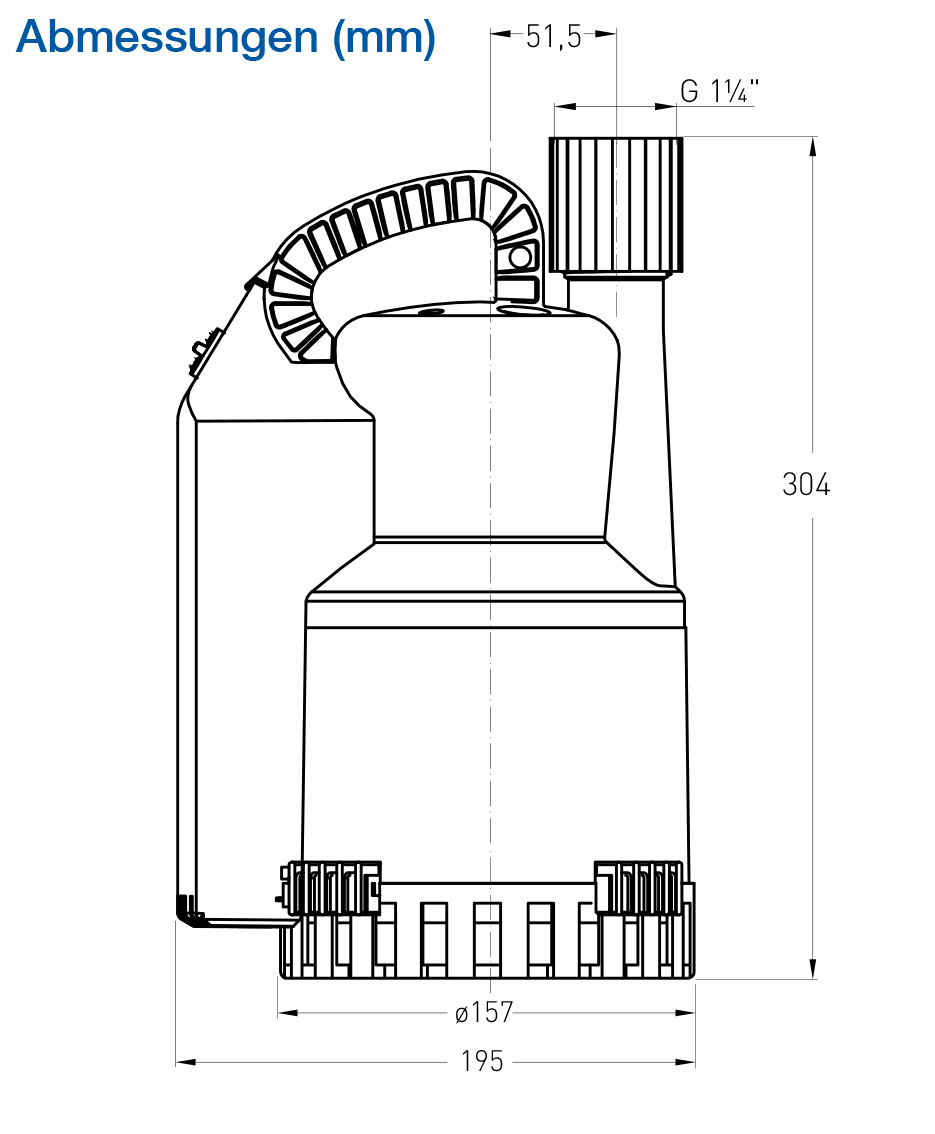 Sulzer ABS-ROBUSTA 200 C WTS Pumpe Tauchpumpe