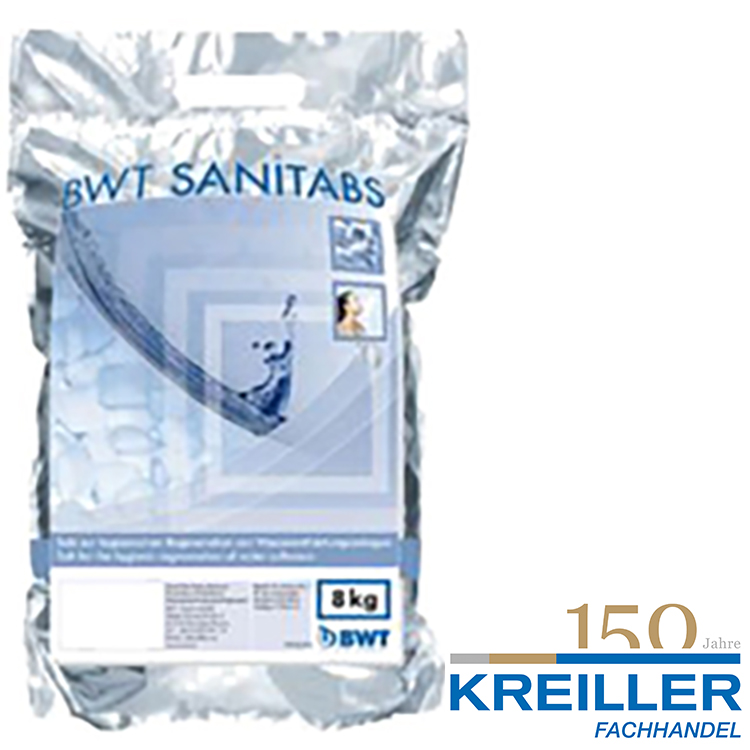 BWT Sanitabs Hygienesalz / Regeneriersalz,  8 kg Sack