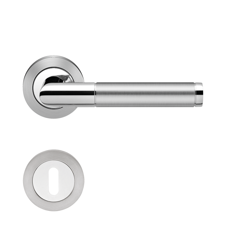Karcher Rosettengarnitur Rio Steel ER34, Edelstahl poliert / matt (rund)