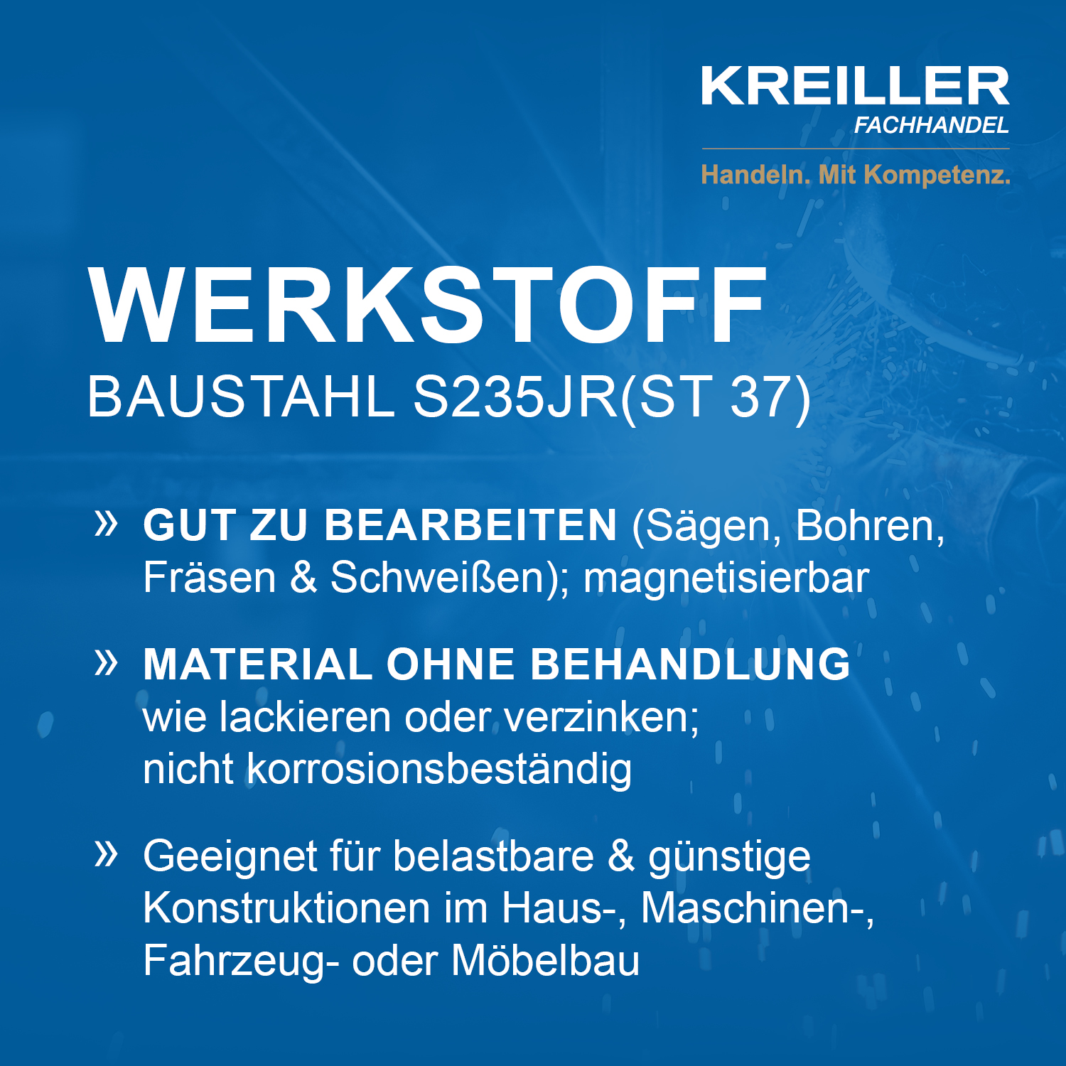 KREILLER Stahl Rechteckrohr Rohstahl