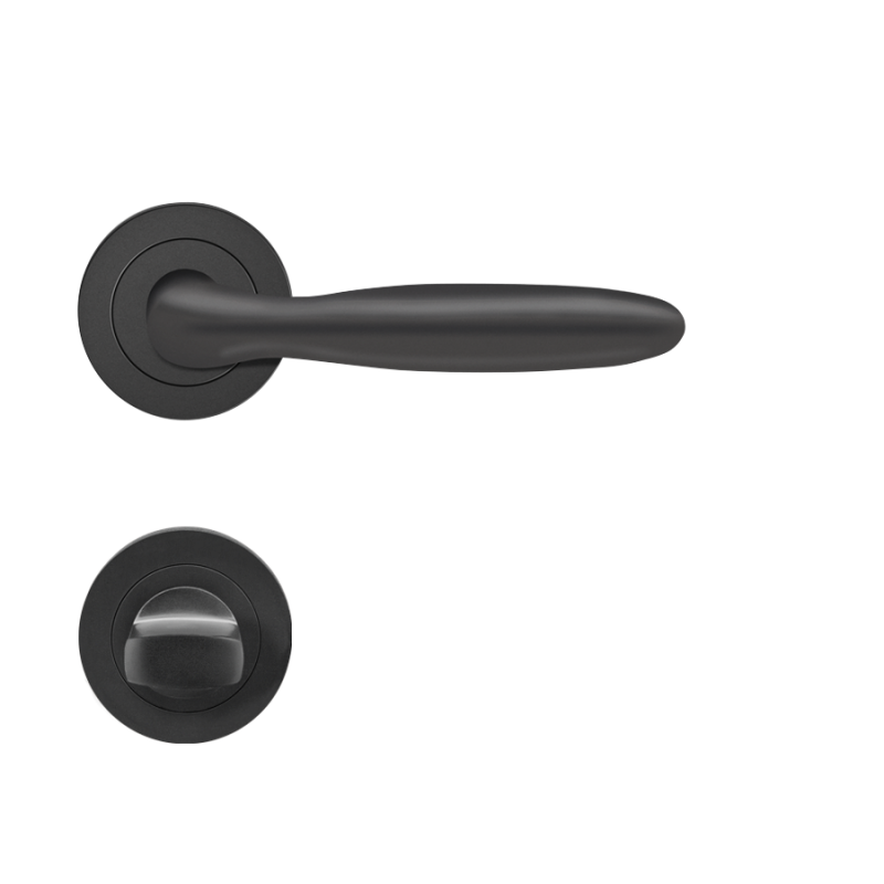 Karcher Rosettengarnitur Korfu ER24, Kosmos schwarz (rund)