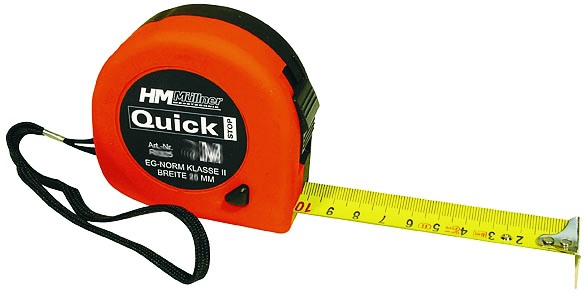 Rollmeter „Quickstop“
