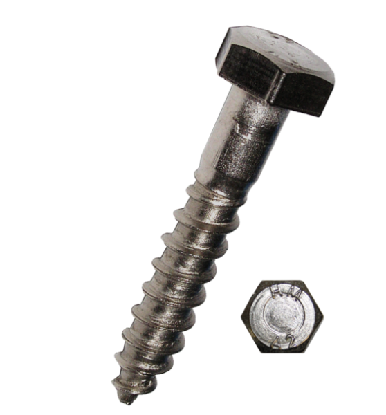 Sechskant Holzschrauben 10 mm DIN 571 10 x 40 Edelstahl 10 Stk Profi-Qualität Sechskant Holzschrauben 10 mm DIN 571 10 x 40 Edelstahl 10 Stk Profi-Qualität