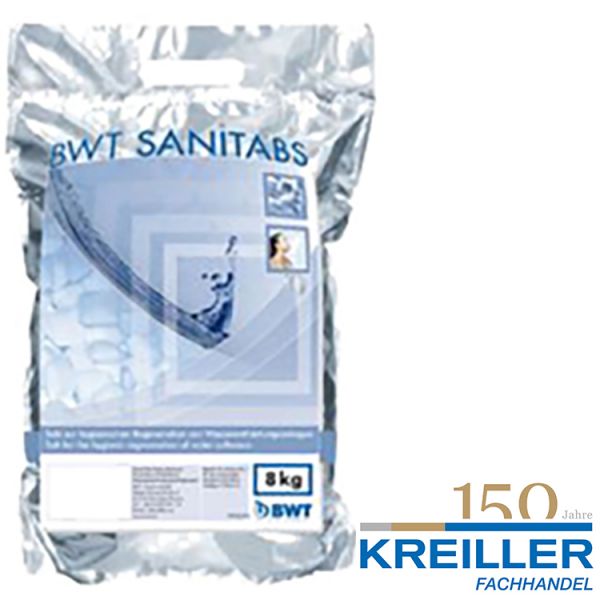 BWT Sanitabs Hygienesalz / Regeneriersalz, 8 kg Sack