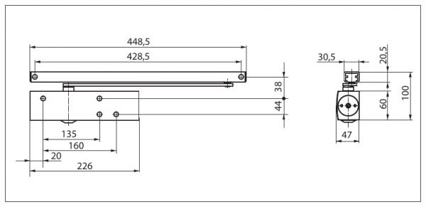 Türschließer GEZE TS 3000 V