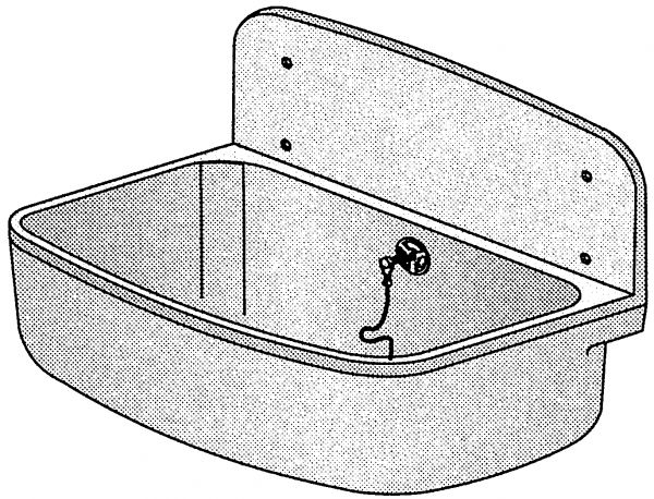 Kunststoff-Ausgussbecken STANDARD