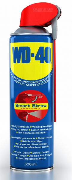 6 er Pack Universalspray WD-40, WD40 Smart Straw