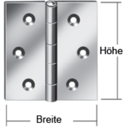 Vormann Scharnier 503 Z käntig