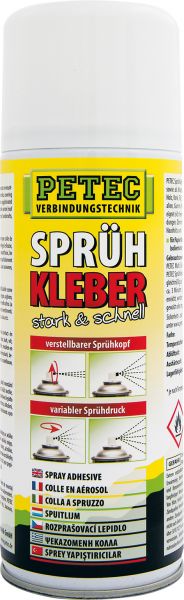 Petec Sprühkleber 400ml Kleber Sprühklebstoff