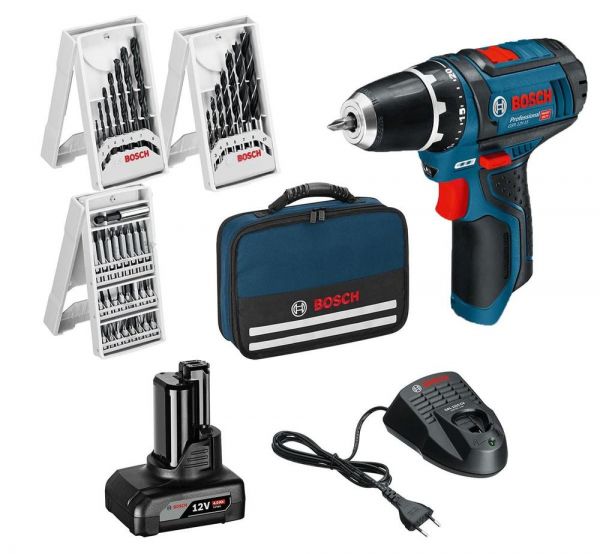 Bosch Akku-Bohrschrauber GSR 12V-15