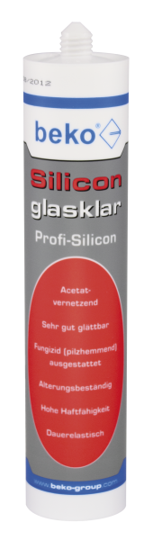 BEKO Silicon glasklar, Hochtransparente Dichtmasse